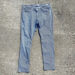 Levis Jeans 525 Mens 34x34‎ Blue Striped Skinny